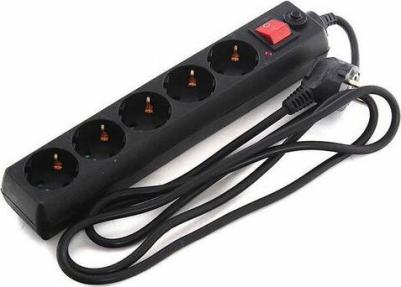 Сетевой фильтр GPS-5-16-3x1-500-B, 5 мест, 16А, 3x1 мм2, 5 м, черный, цена за 1 шт – фото 4