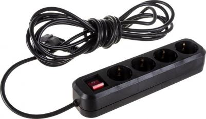 бытовой удлинитель с заземлением ПВС 3x0,75 3500Вт 4 гнезда 5м 80094 – фото 8