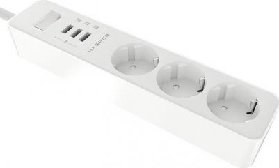 Сетевой фильтр UCH-315 White на 3 розетки 1.5 метра – фото 4