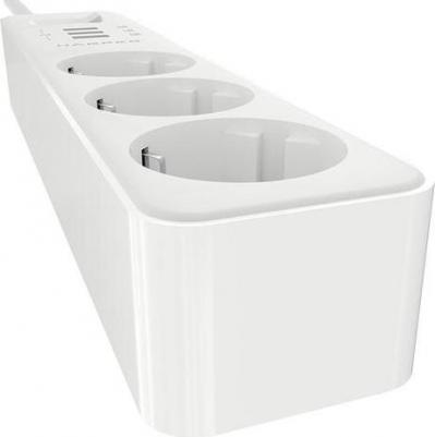 Сетевой фильтр UCH-315 White на 3 розетки 1.5 метра – фото 8