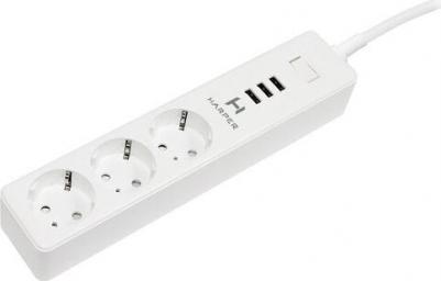 Сетевой фильтр UCH-315 White на 3 розетки 1.5 метра – фото 12