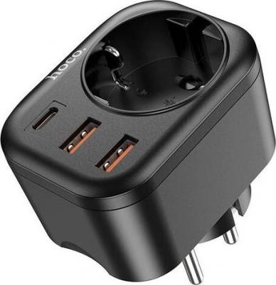 Сетевой фильтр NS3 White 1 гнездо плюс PD 20W плюс 2USB QC3.0 18W белый – фото 2