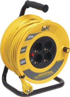 Катушка УК30 с термозащитой 4 места 2P+PE/30м 3х1,5мм2 INDUSTRIAL, цена за 1 шт – фото 5