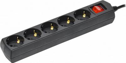 Сетевой удлинитель У05В, 5м, черный [wyp10-10-05-05-zk-k02-g]