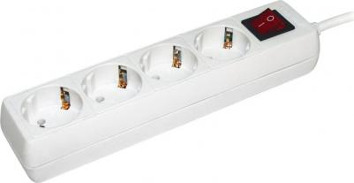 Удлинитель У04К-выкл. 4 места 2P+PE/3м 3х1мм2 16А/250В, цена за 1 шт – фото 1