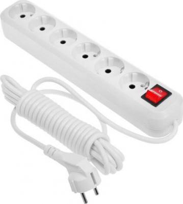 Удлинитель У06К-выкл. 6 мест 2P+PE/5м 3х1мм2 16А/250В, цена за 1 шт – фото 2