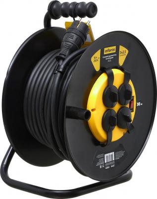 Силовой удлинитель на катушке 4гн. с/з КГт 3х2,5 16A 30м IP 44 09-15-03 – фото 15