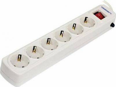 Сетевой фильтр BK-6-UPS-1.8-10-W, 1.8м, белый – фото 3