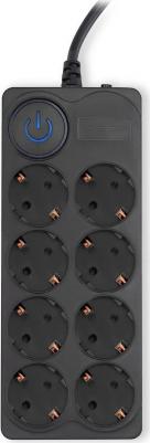 Сетевой фильтр BK-8-EU-5-10-B 8 розеток 5 м (1804819) – фото 9