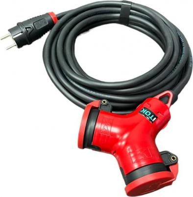 Удлинитель силовой i-CONNECT-PRO-SU-PVS-325-2-44-50 тип SU серии iCONNECT PRO с заземлением ПВС 3х2,5 мм 2 гнездa IP44 ГОСТ 50 м