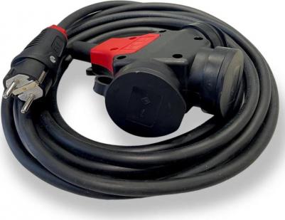 Удлинитель силовой i-CONNECT-PRO-SU-PVS-325-3-44-50 тип SU серии iCONNECT PRO с заземлением ПВС 3х2,5 мм 3 гнездa IP44 ГОСТ 50 м