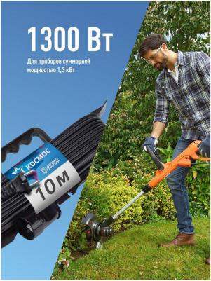 Удлинитель силовой на рамке 10 метров ПВС 2x0,75 6А 1,3 кВт – фото 3