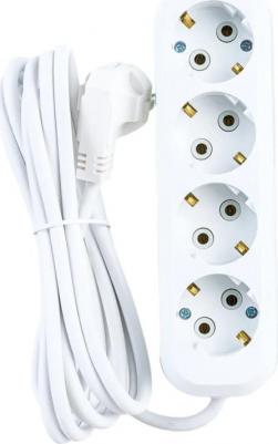 Сетевой удлинитель с заземлением 4*7 MGP 157 на 7 метров 4 розетки 3,5 кВт 16А белый 2295-02 – фото 2
