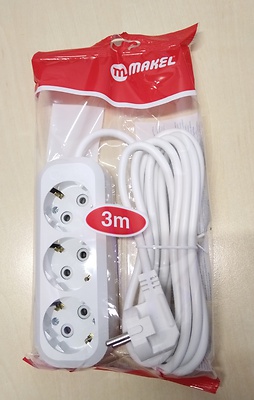 Удлинитель 3х2м с заземл. 16А IP20 MGP132 ( 1шт. ) – фото 1