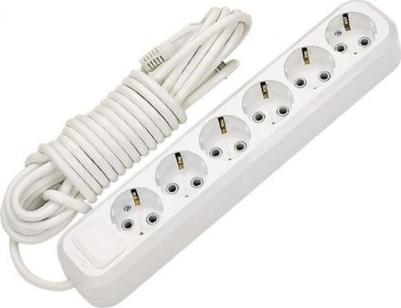 Удлинитель 6 гнезд 5 м MGP184 – фото 1