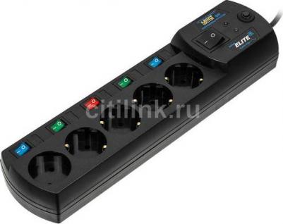 Сетевые фильтры Сетевой фильтр EHV 5м (5 розеток) черный – фото 5
