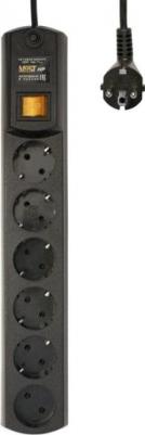 Сетевые фильтры Сетевой фильтр HP 2м (6 розеток) черный – фото 4
