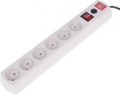 Сетевые фильтры Сетевой фильтр LR 1.7м (6 розеток) белый – фото 1