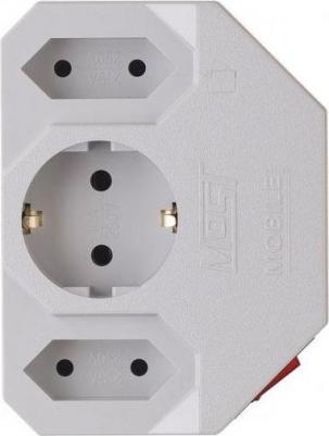 Сетевые фильтры Сетевой фильтр MRG (адаптер на 3 розетки) белый – фото 4