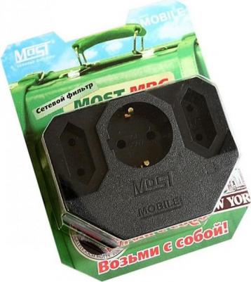 Сетевые фильтры Сетевой фильтр MRG (адаптер на 3 розетки) черный – фото 7