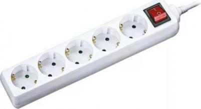 Удлинитель 71 558 NPE-S-05-500-ESC-3x0.75 с/з с выкл. 5 гн. 5м, цена за 1 шт – фото 1