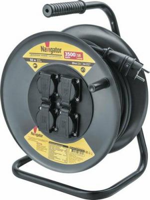 Удлинитель 93 896 NPE-RM-04-50-E-IP44-3x1.5 катушка 4 гн. c/з КГ 50м, цена за 1 шт