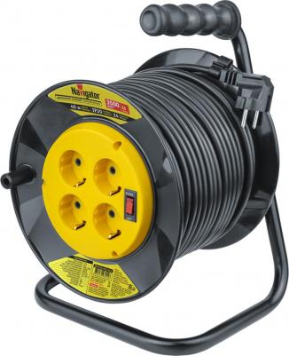 Удлинитель 93 912 NPE-R-04-40-E-3x1.5 катушка 4 гн. c/з 40м, цена за 1 шт – фото 3