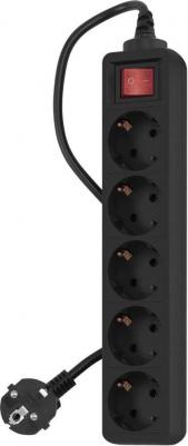 Сетевые фильтры Сетевой фильтр AP01006-1.8-BK 1.8м (5 розеток) черный – фото 14