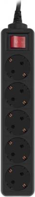 Сетевые фильтры Сетевой фильтр AP01006-1.8-BK 1.8м (5 розеток) черный – фото 15