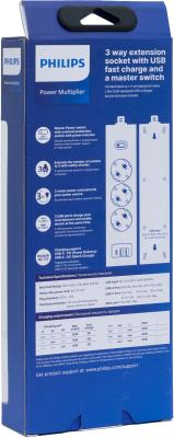 Сетевой фильтр CHP8236WB/51 3м (3 розетки) белый (коробка) – фото 2