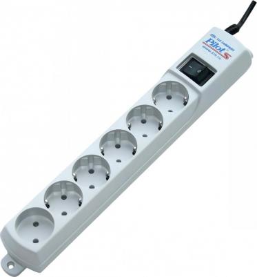 Сетевые фильтры Сетевой фильтр S 5м (6 розеток) белый – фото 13