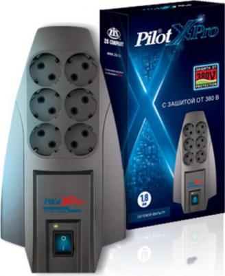 Сетевые фильтры Сетевой фильтр X-Pro 3м (6 розеток) серый – фото 2