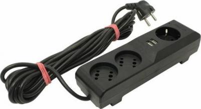 Сетевой фильтр 3G на 3 розетки 5 метров – фото 7