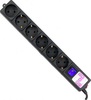 Фильтр-удлинитель 6 Sockets 1.9m Black SPG6-B1.9M – фото 4