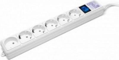 Сетевые фильтры Сетевой фильтр SPG-16B-5М-WHITE 5м белый – фото 1