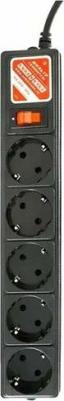 Сетевой фильтр B 1.95м. 5 розеток, черный – фото 14