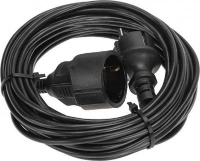 Удлинитель силовой PROc-Uc, розеток 1шт, 2x0.75 кв.мм, 6A, 10м, ПВС, без катушки, черный [13-4909] – фото 2