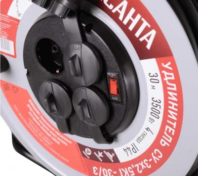 Силовой удлинитель СУ-3x2,5КГ-30/3 – фото 1