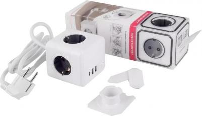 Удлинитель Cube Extended 1405, белый-серый (GNS1405) – фото 2