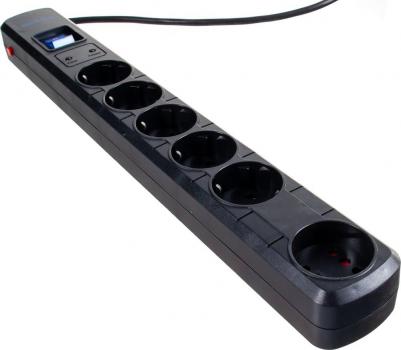 Сетевой фильтр SBSP-30K-Pro, 6 розеток, с/з, 16А / 3500 Вт 3 м 6 – фото 2