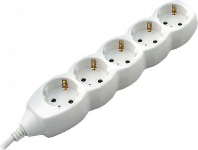 Удлинитель сетевой U-155G, 5 розеток, c заземлением, 10А, 5 м, 511437 – фото 3