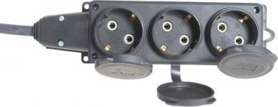 Удлинитель ТМ 3 гн. 4000 Вт з/к КГ IP-44 5м 481S-4600