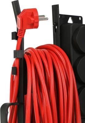 Удлинитель силовой ST-PS3.20 / B-16 3x2.0кв.мм 3розет. 20м ПВС 16A пласт.рамка черный – фото 3