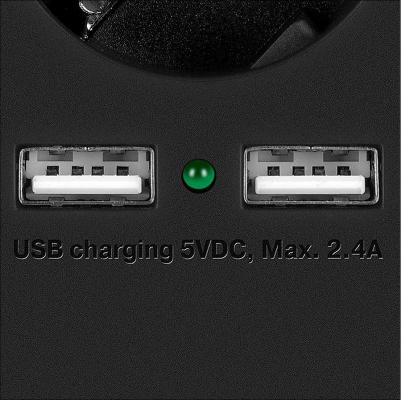 Сетевой фильтр SF-05LU 5 розеток 2xUSB 5 м – фото 4
