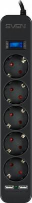Сетевой фильтр SF-05LU 5 розеток 2xUSB 5 м – фото 13