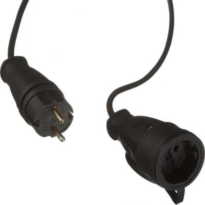 Удлинитель без катушки без заземления 10 м 10 А 230 В 2,2 кВт 1 розетка 2х1 мм2 – фото 1