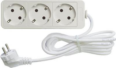 Удлинитель 3 х 1,5 м ПВС 16А с заземлением – фото 1