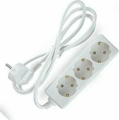 Удлинитель 3 х 1,5 м ПВС 16А с заземлением – фото 2