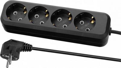 Удлинитель сетевой с четырьмя гнездами для розетки – идеальное решение для вашего дома или офиса. В ассортименте бренда удлинитель сетевой длиной 1,5 4690259825910 – фото 1
