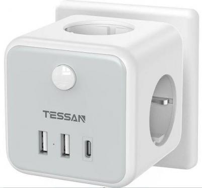 Сетевой фильтр TS-301-DE-C, серый